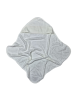 Accappatoio neonato panna con cappuccio