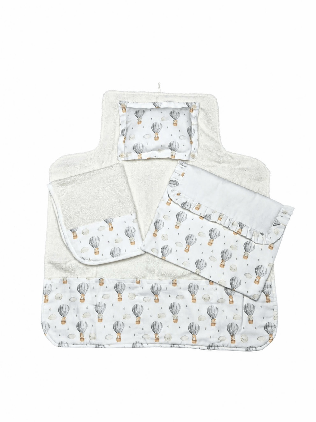 Baby Set Cambio Neonato - Mongolfiera Beige
