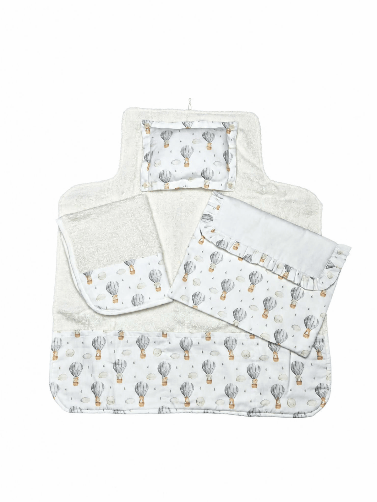 Baby Set Cambio Neonato - Mongolfiera Beige