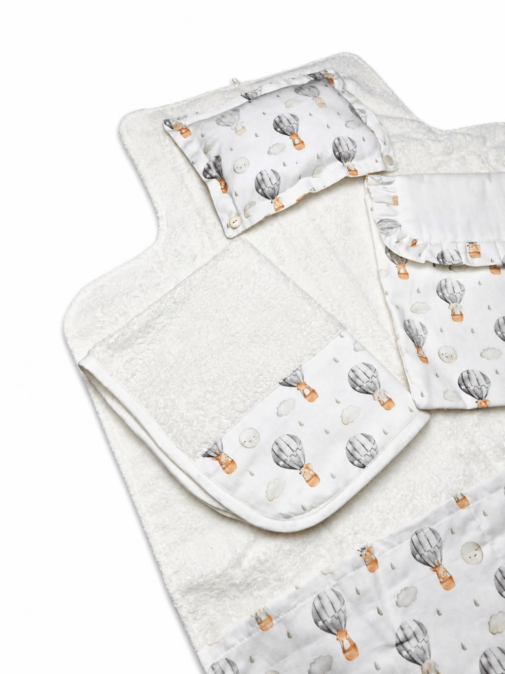 Baby Set Cambio Neonato - Mongolfiera Beige