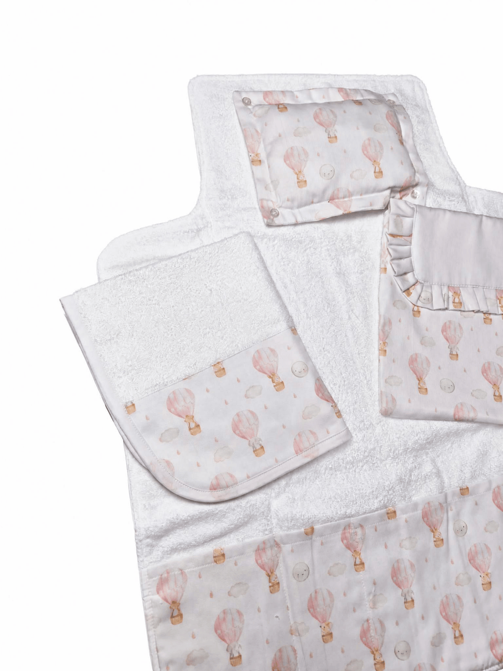 Baby Set Cambio Neonato - Mongolfiera Rosa