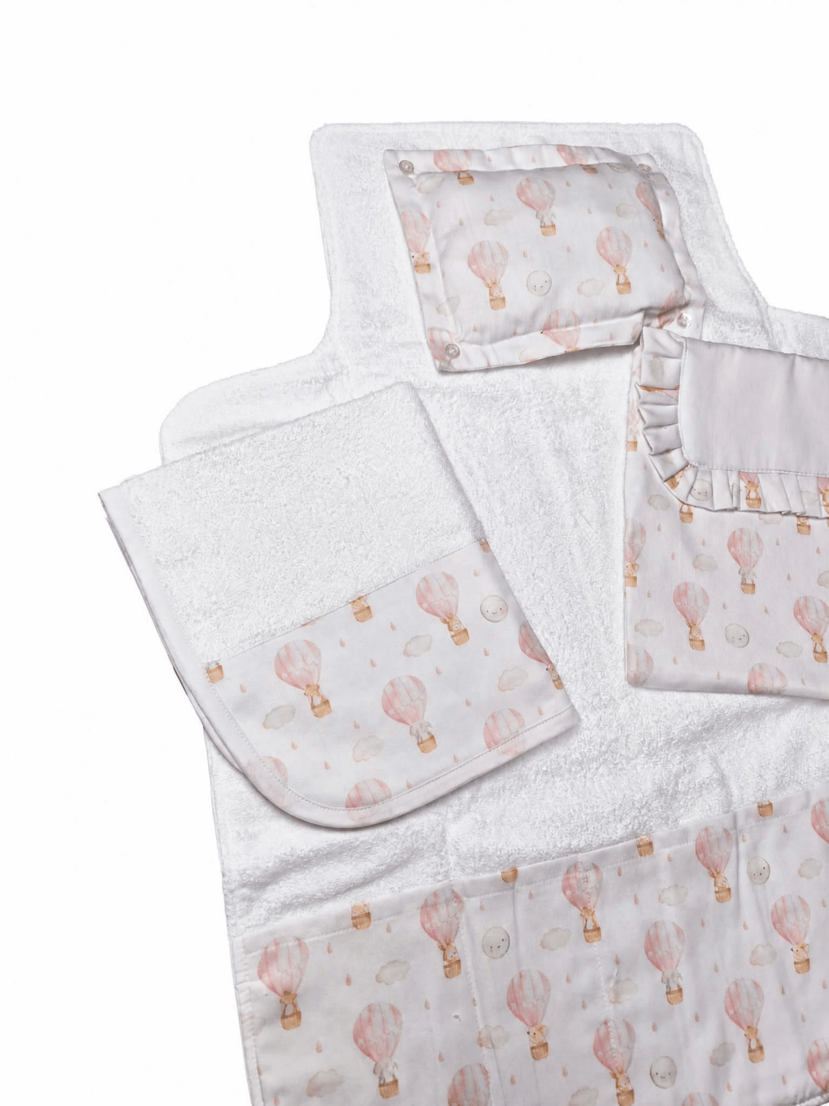 Baby Set Cambio Neonato - Mongolfiera Rosa