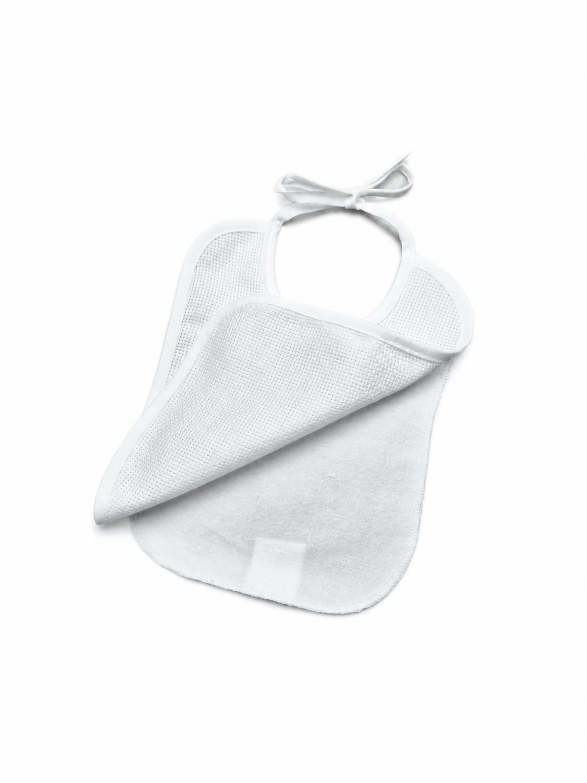 Bavaglio neonato bianco