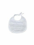 Bavetta neonato bianco