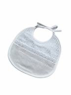 Bavetta neonato bianco