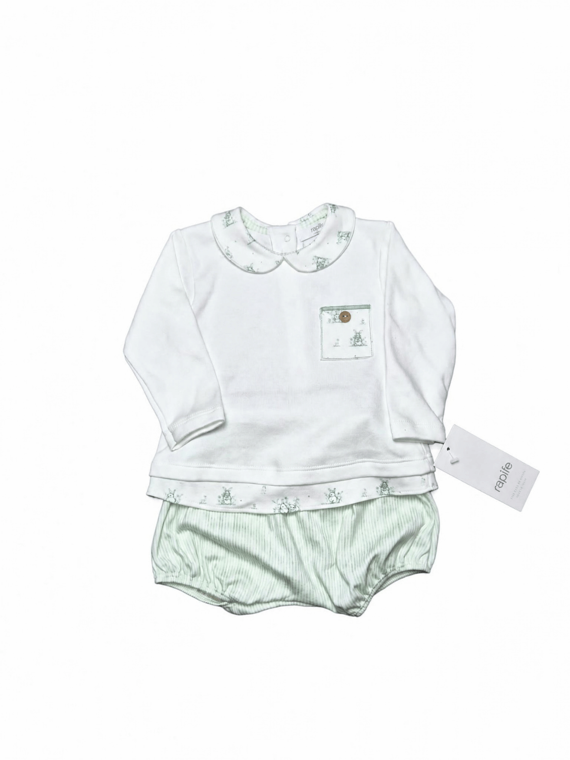 Completino Caldo Cotone verde - Rapife