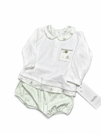 Completino Caldo Cotone verde - Rapife