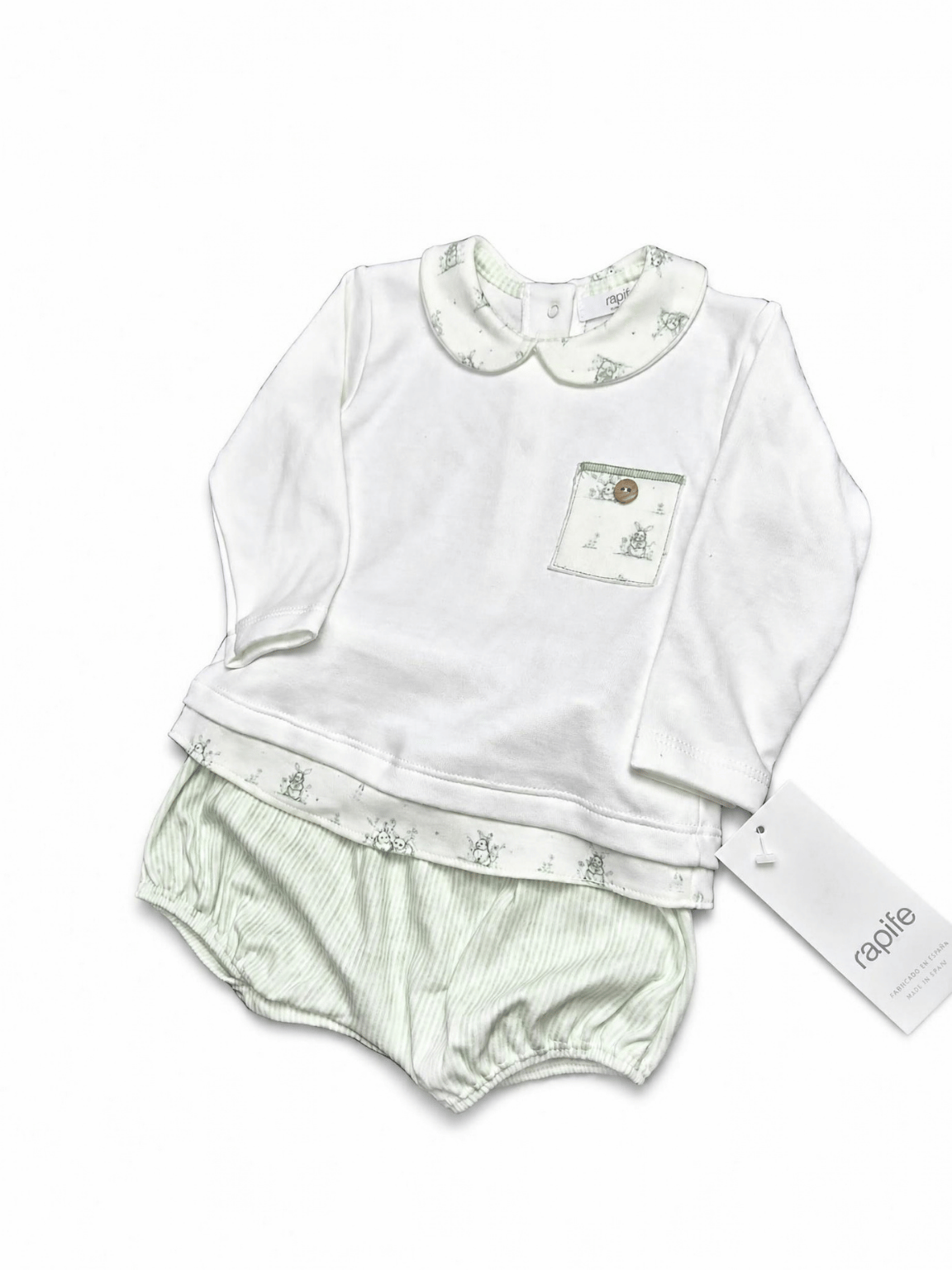 Completino Caldo Cotone verde - Rapife