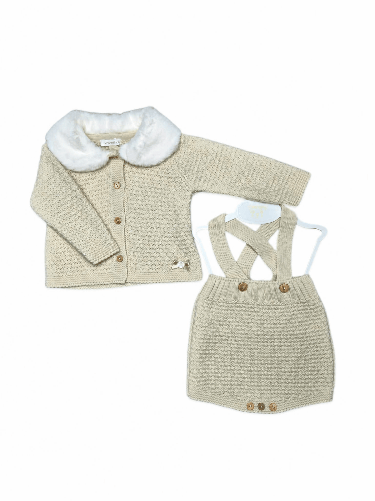 Completino Giacchina e Salopette Valentina Bebes - scegli il tuo colore