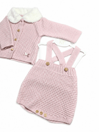 Completino Giacchina e Salopette Valentina Bebes - scegli il tuo colore