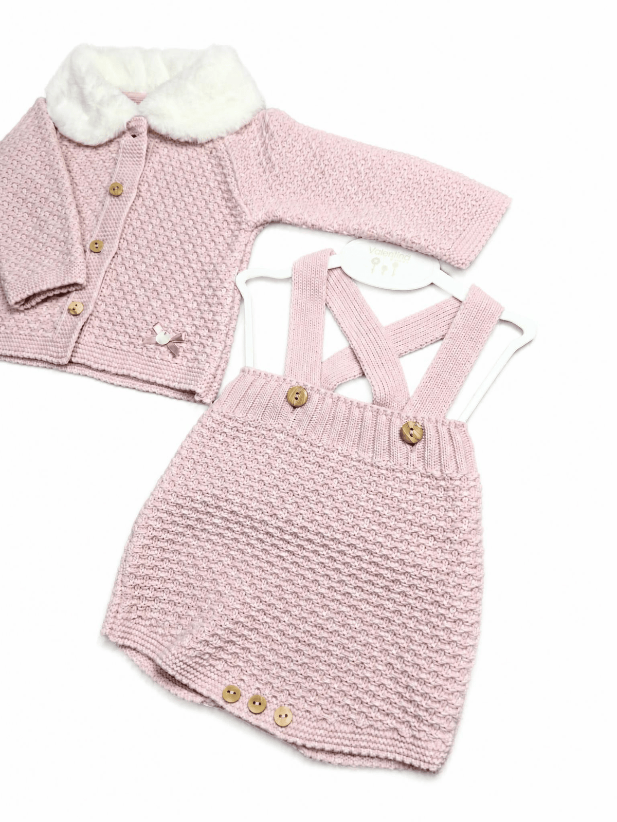Completino Giacchina e Salopette Valentina Bebes - scegli il tuo colore