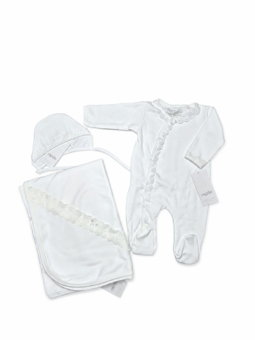 Coordinato Caldo Cotone panna - Rapife