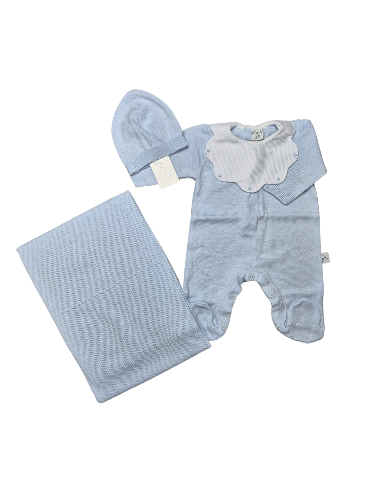 Coordinato basic Pappa&Latte in Lana prima uscita - scegli il tuo colore