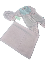 Coordinato basic Pappa&Latte in Lana prima uscita - scegli il tuo colore
