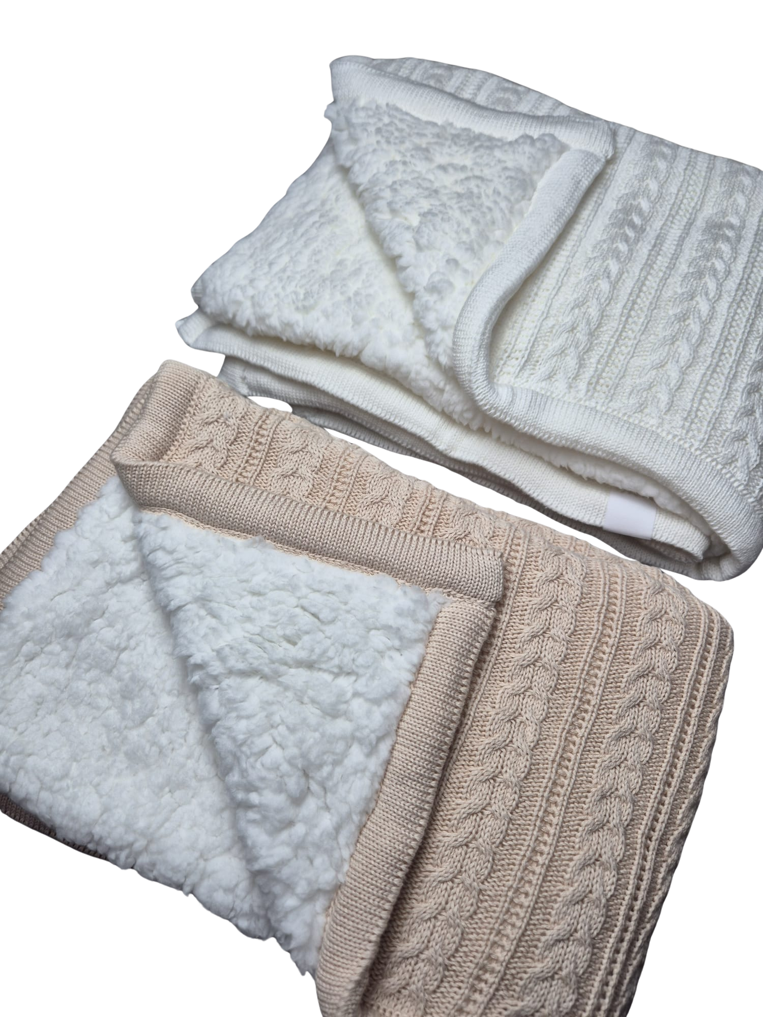 Coperta Tricot Invernale 100% cotone - Scegli il tuo colore