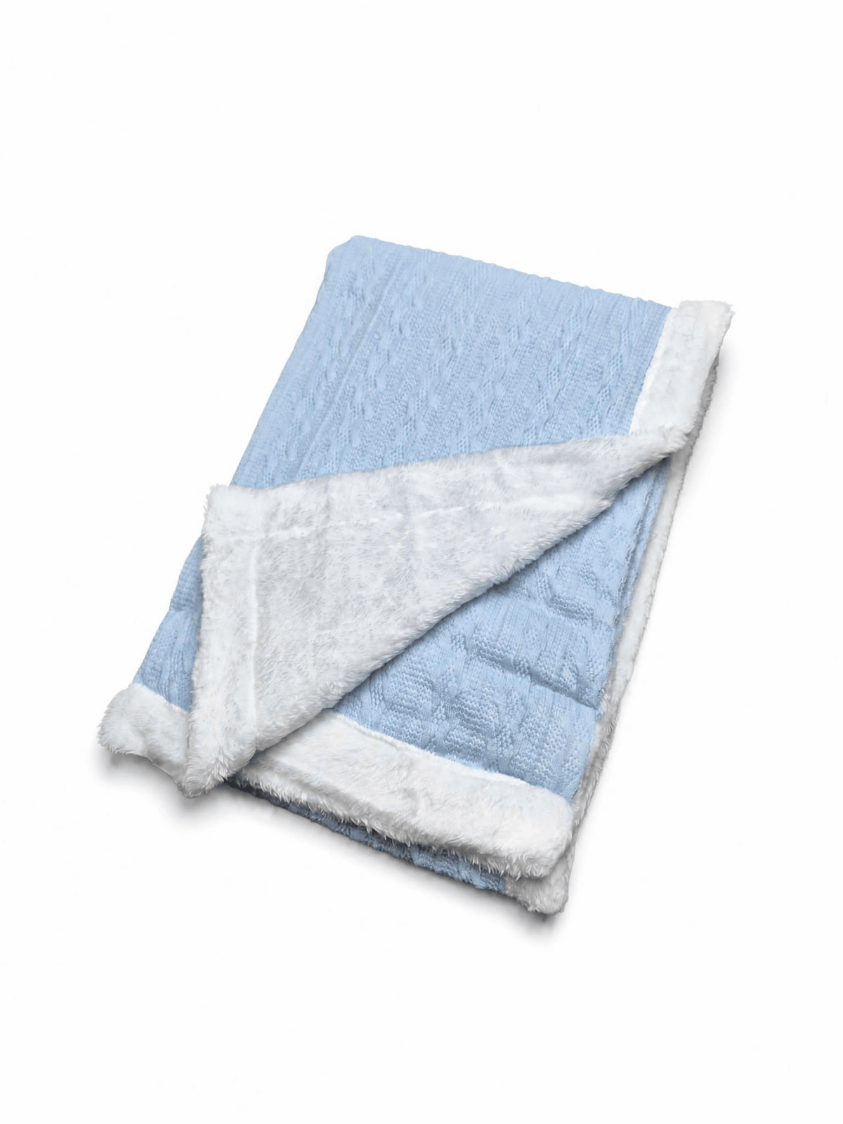 Coperta in Pile con Sherpa - scegli il tuo colore
