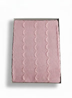 Coperta in filo treccia - Scegli il tuo colore
