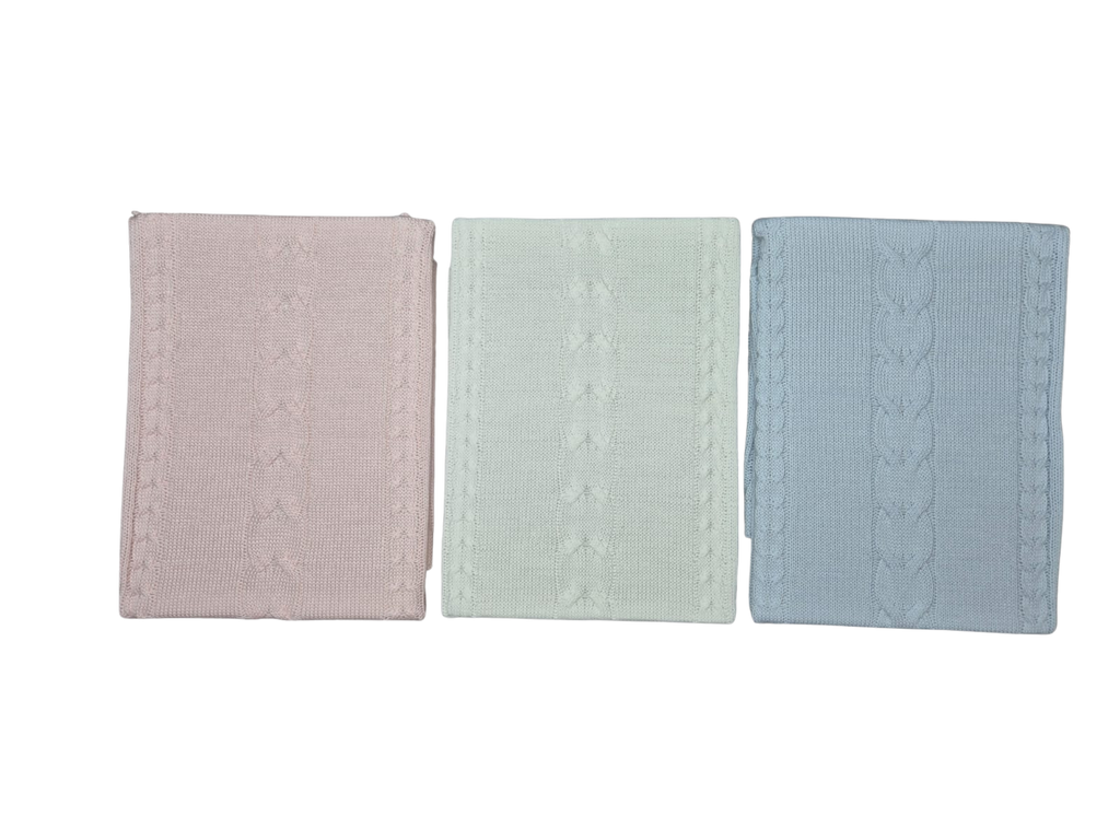 Coperta in filo treccia Invernale - scegli il tuo colore