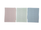 Coperta in filo treccia Invernale - scegli il tuo colore