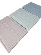 Coperta in filo treccia Invernale - scegli il tuo colore