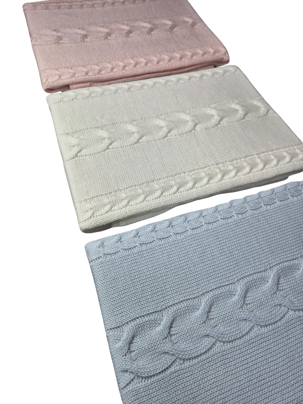 Coperta in filo treccia Invernale - scegli il tuo colore