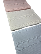 Coperta in filo treccia Invernale - scegli il tuo colore