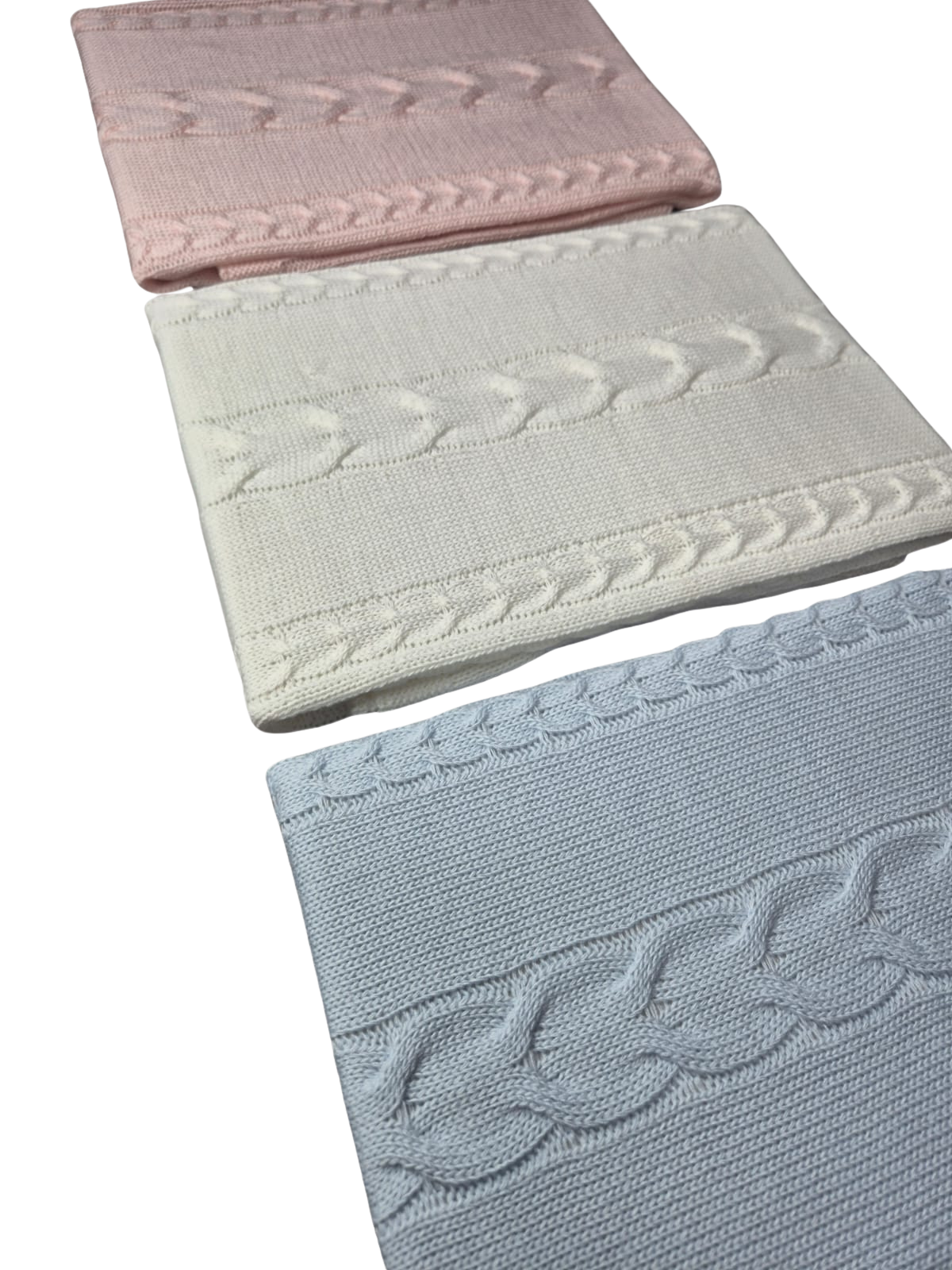 Coperta in filo treccia Invernale - scegli il tuo colore