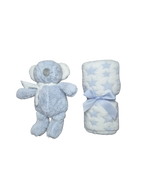 Coperta in Pile con Pupazzo abbinato - scegli il tuo colore