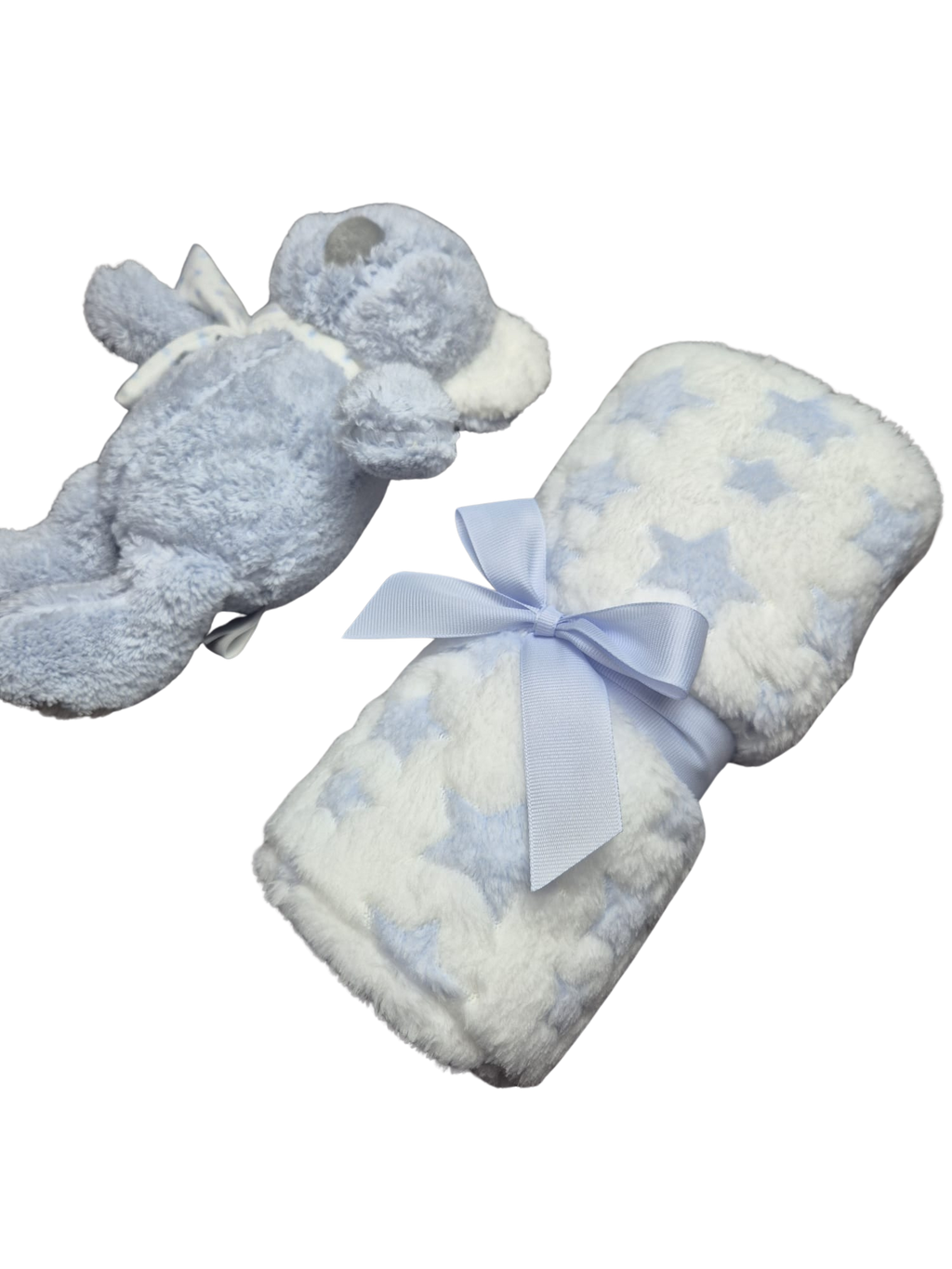 Coperta in Pile con Pupazzo abbinato - scegli il tuo colore