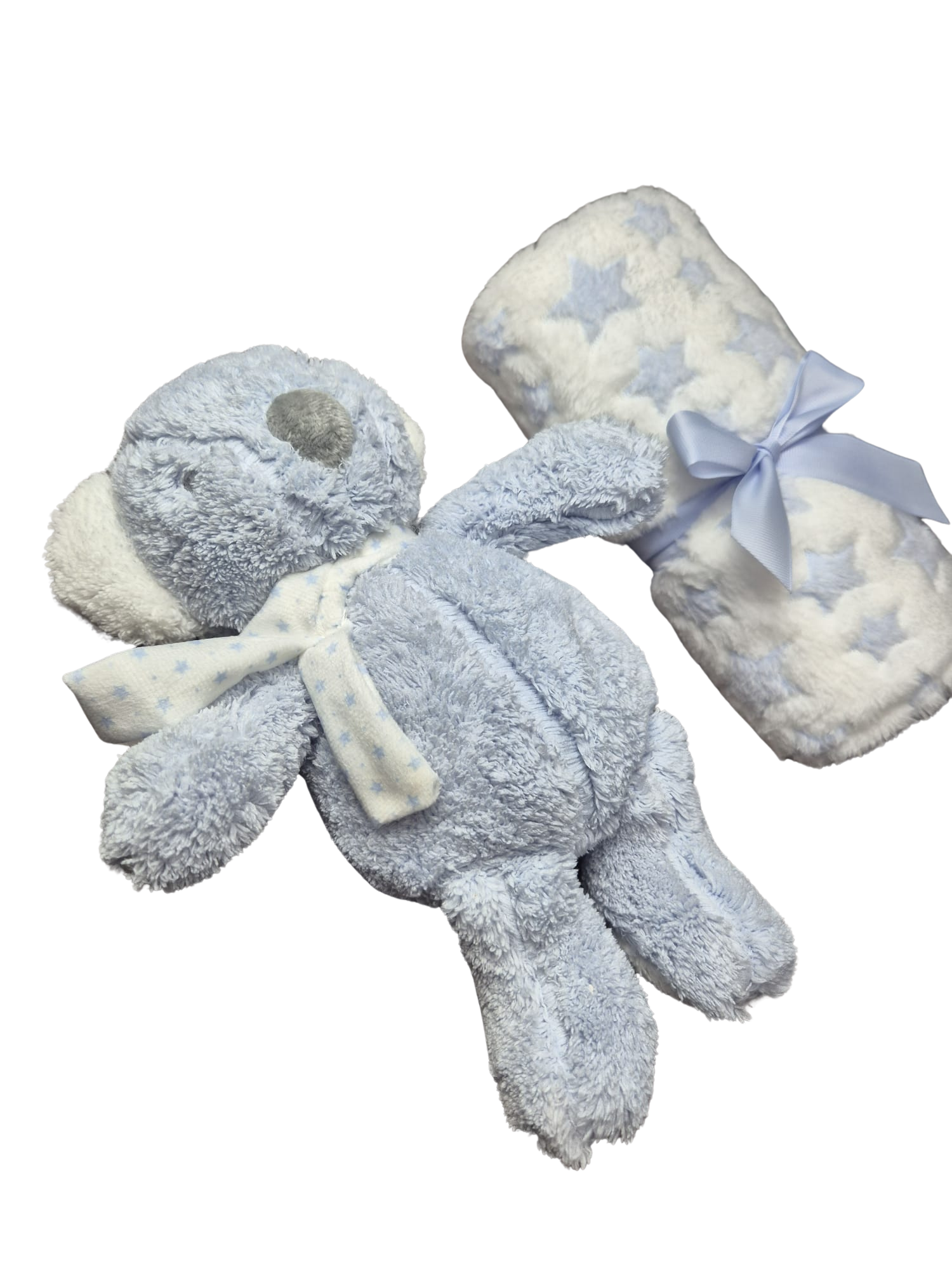 Coperta in Pile con Pupazzo abbinato - scegli il tuo colore