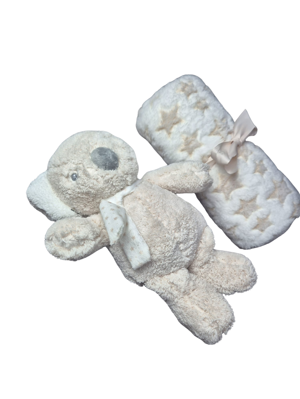 Coperta in Pile con Pupazzo abbinato - scegli il tuo colore