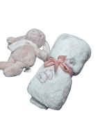 Coperta in Pile con Pupazzo abbinato - scegli il tuo colore