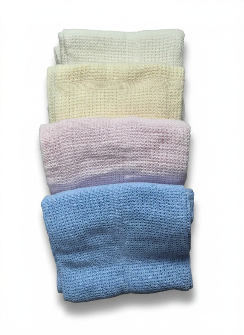 Coperta traforata 100% puro cotone - Scegli il tuo colore