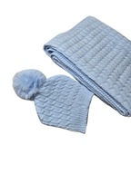 Coperta in Viscosa con Cappellino Invernale - Scegli il tuo colore