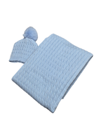 Coperta in Viscosa con Cappellino Invernale - Scegli il tuo colore