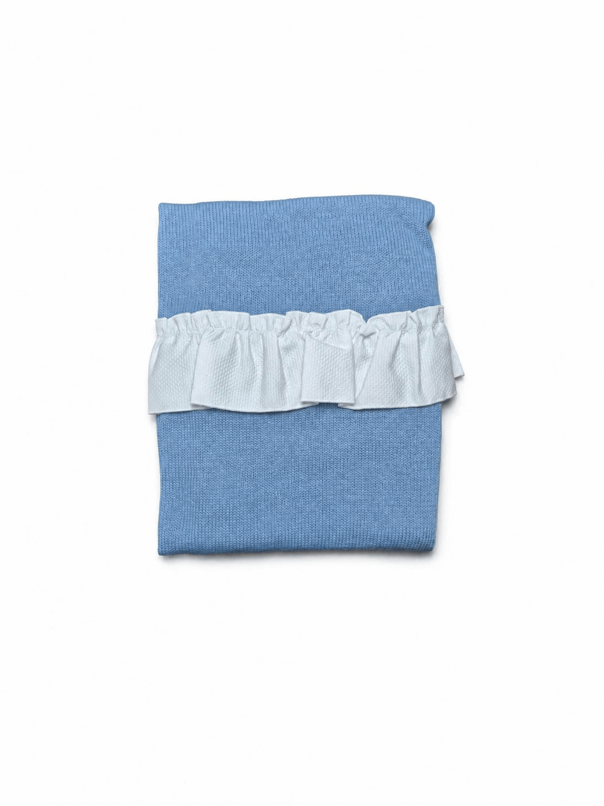 Coperta in Lana con Ruches Pappa&latte - Scegli il tuo colore