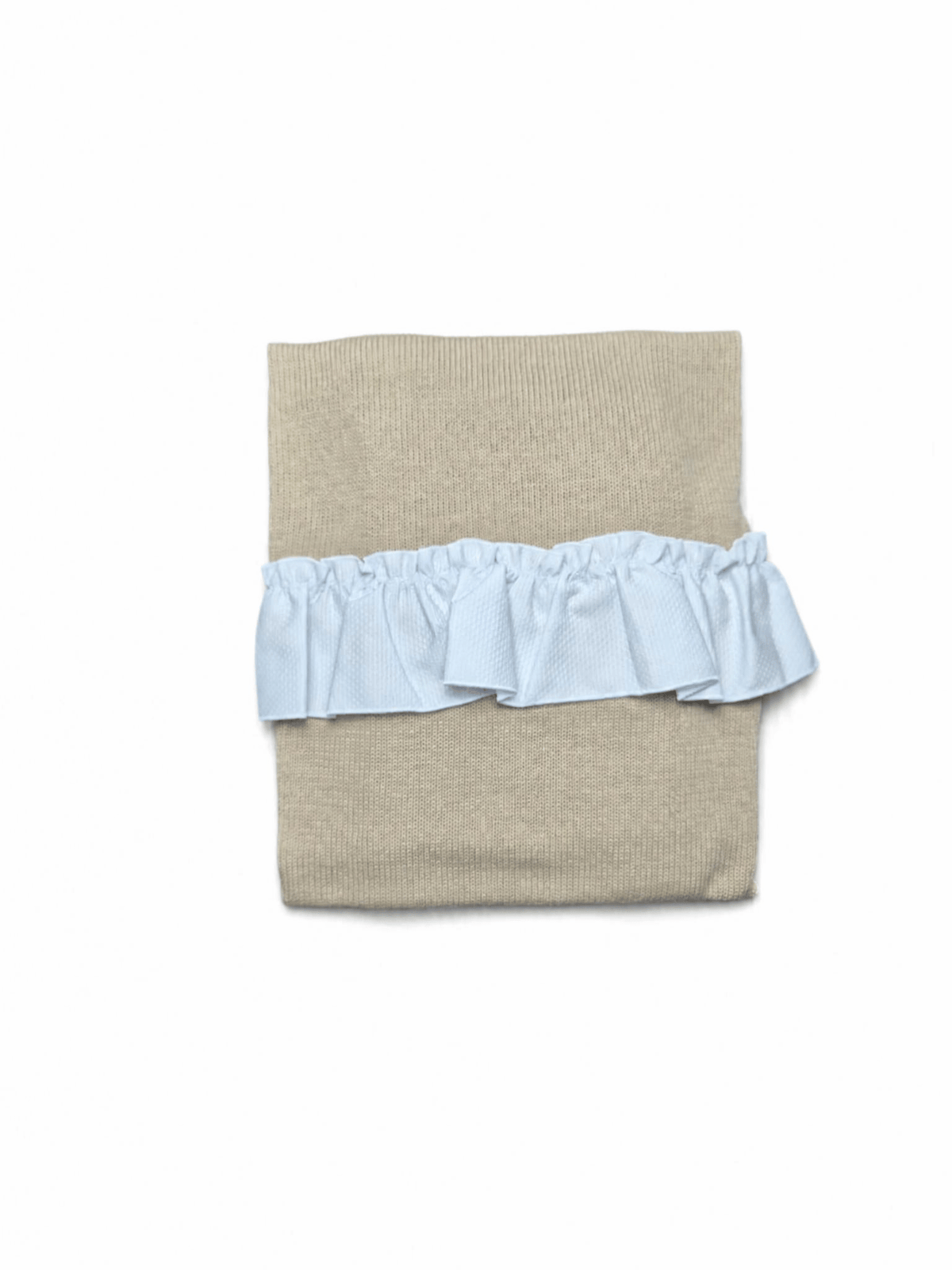 Coperta in Lana con Ruches Pappa&latte - Scegli il tuo colore