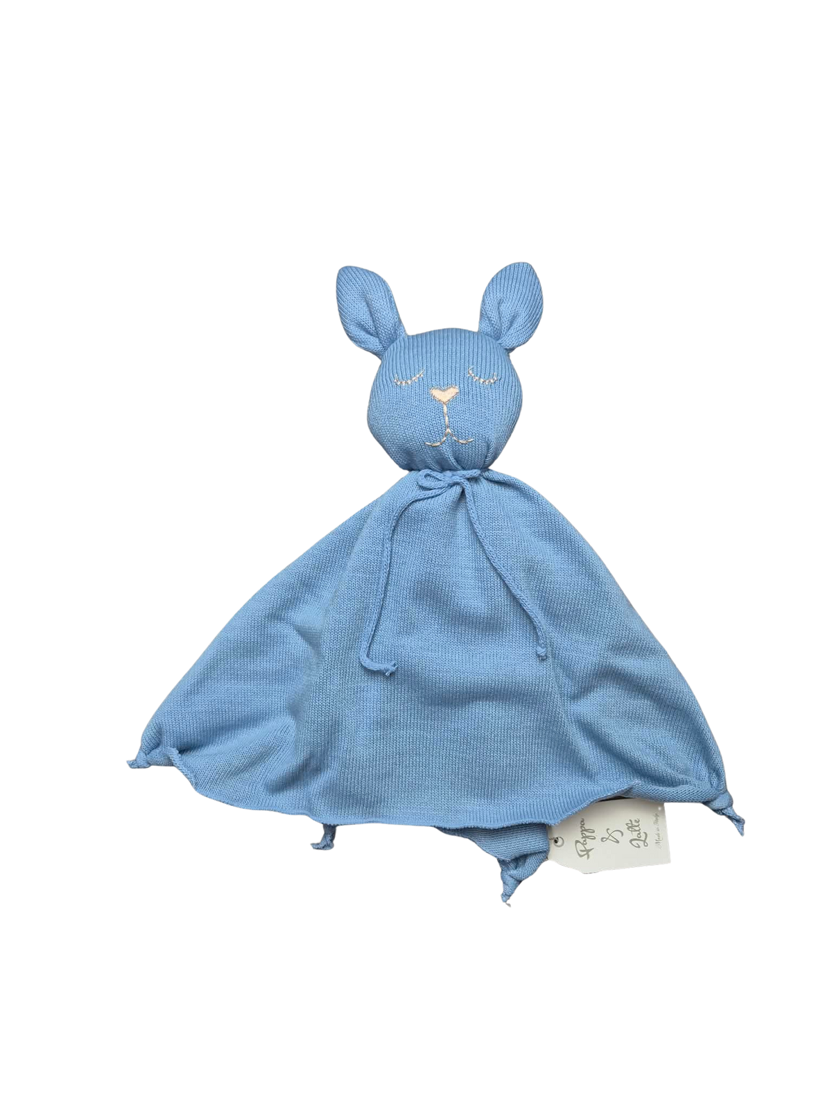 Doudou Coniglietto in lana - copertina nanna con pupazzo