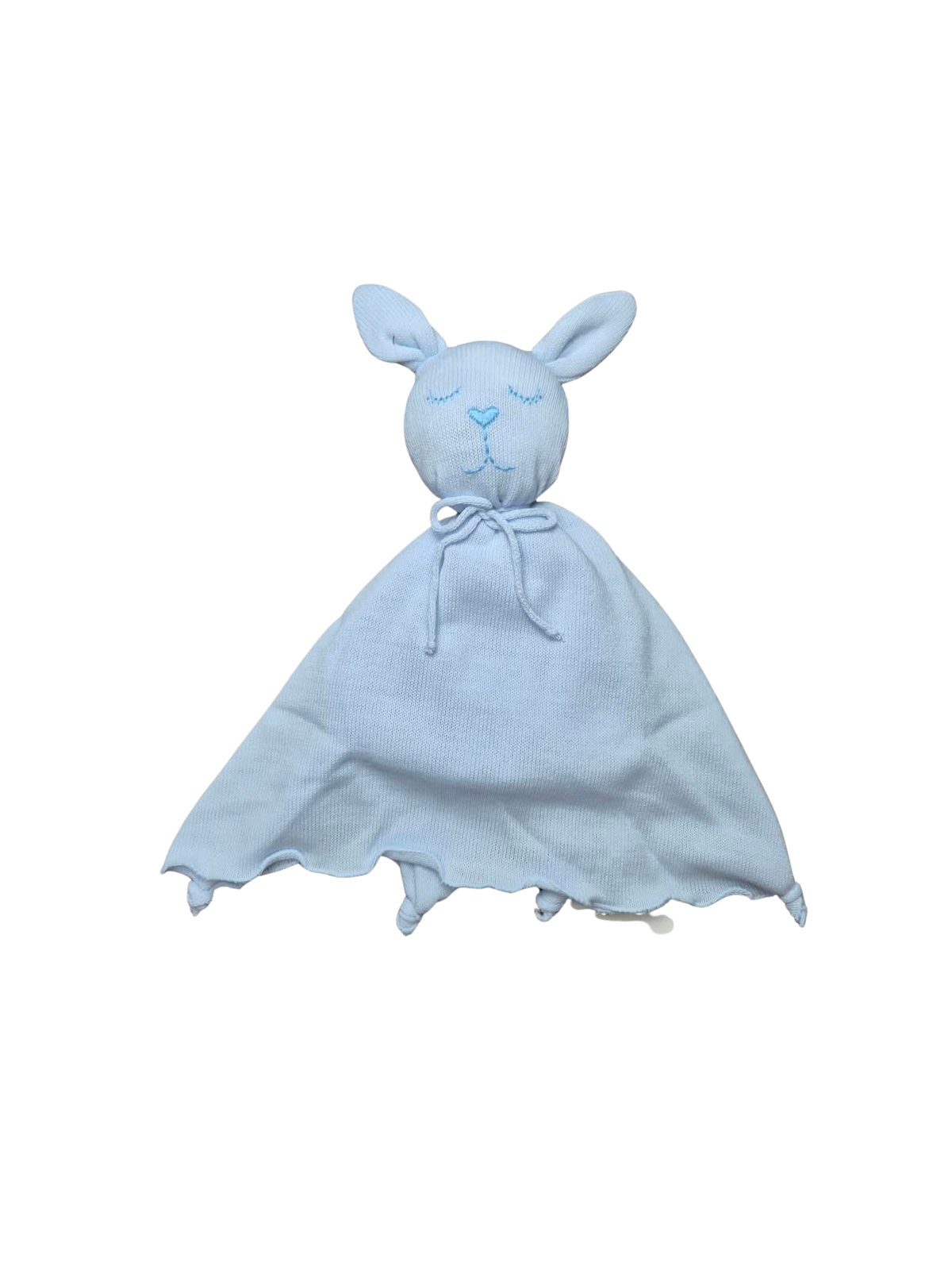 Doudou Coniglietto in lana - copertina nanna con pupazzo
