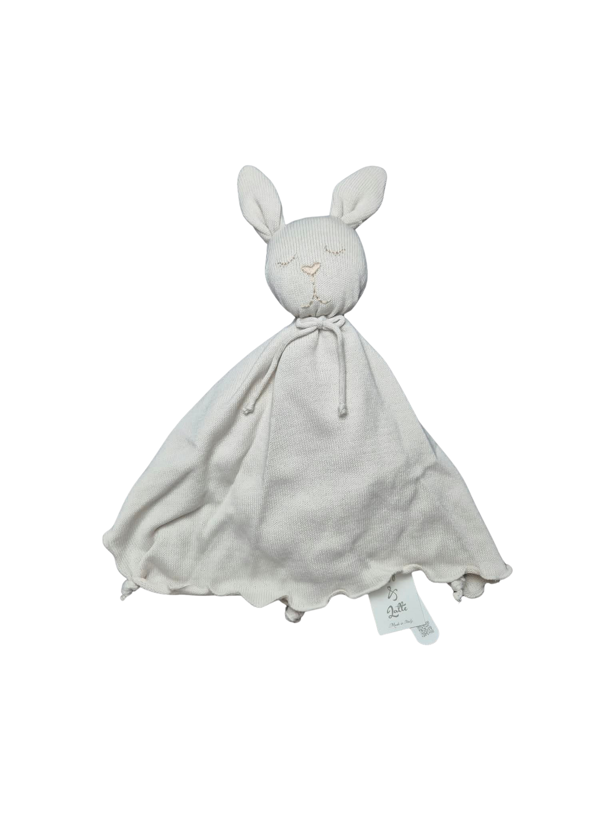 Doudou Coniglietto in lana - copertina nanna con pupazzo