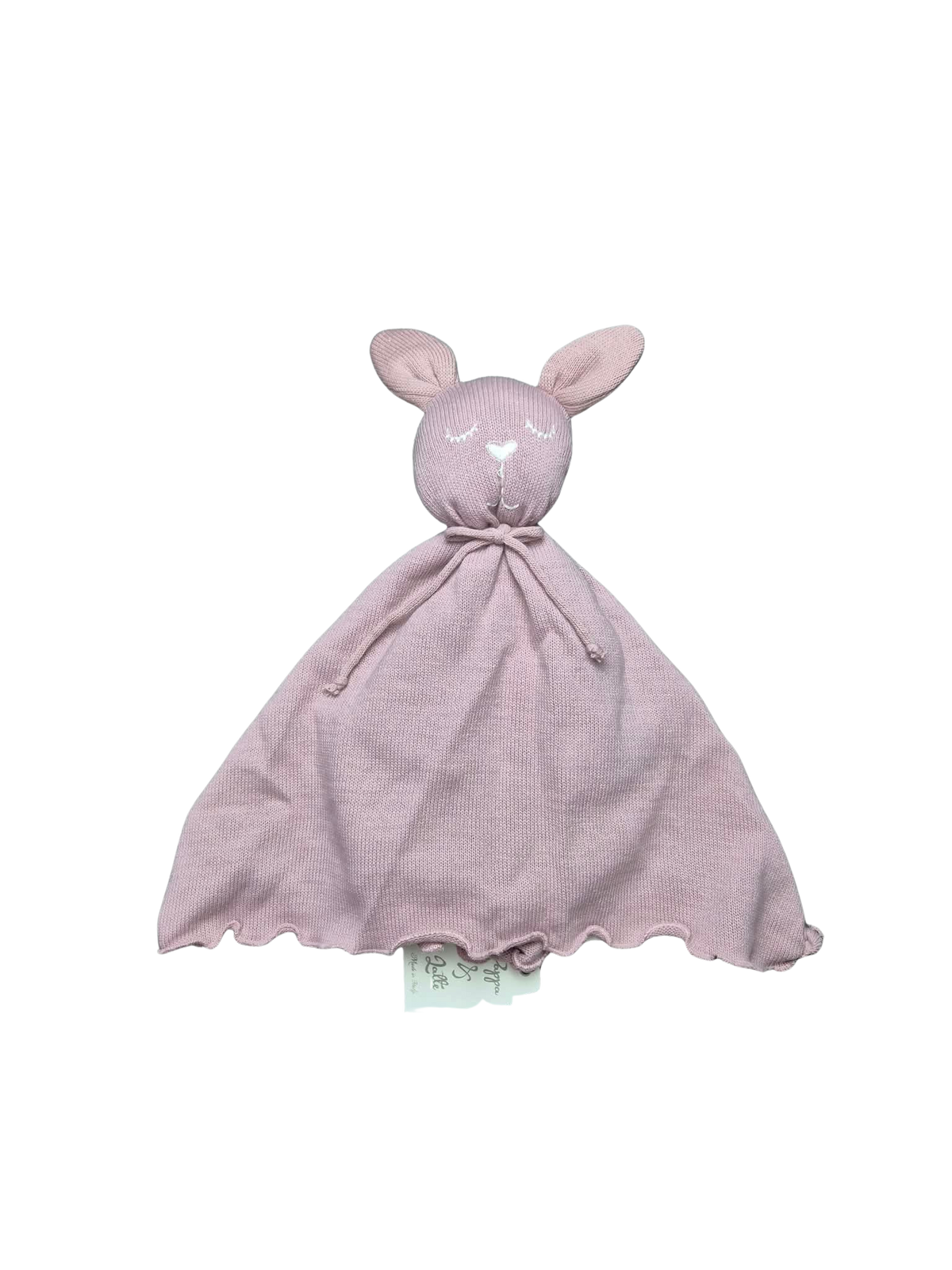Doudou Coniglietto in lana - copertina nanna con pupazzo