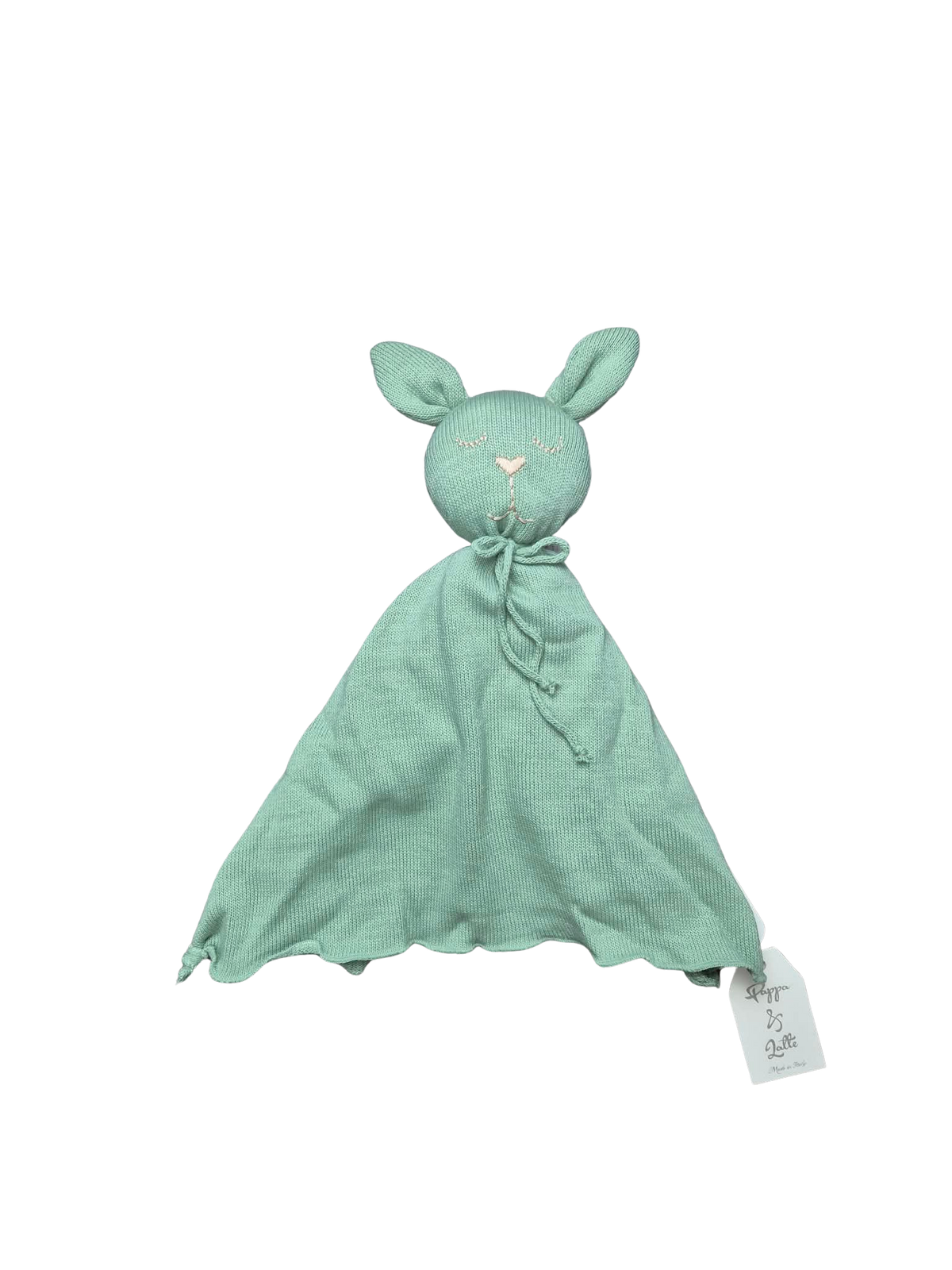 Doudou Coniglietto in lana - copertina nanna con pupazzo