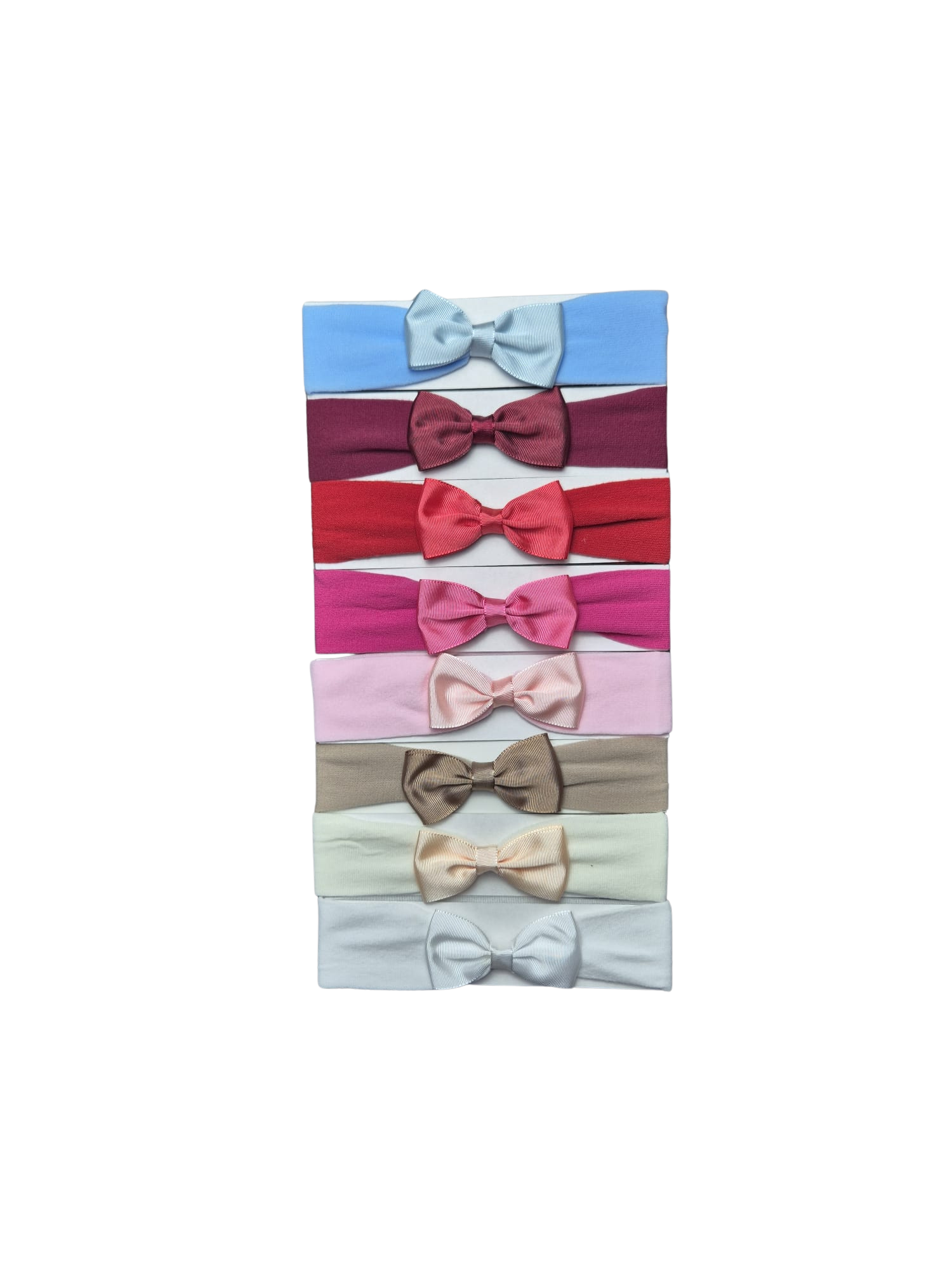 Fascette fiocco raso Siena - scegli il tuo colore