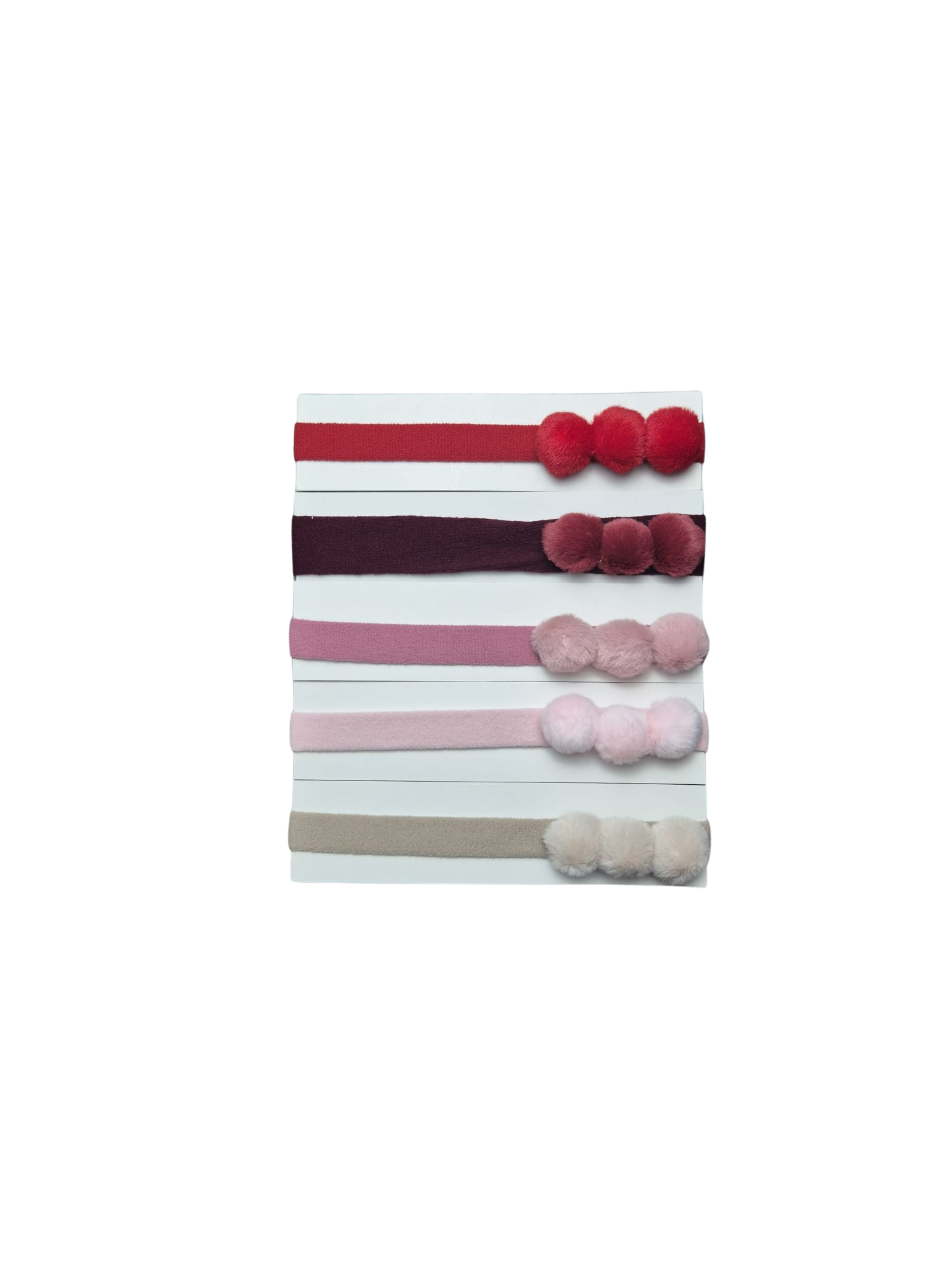 Fascette Pompon Siena - scegli il tuo colore