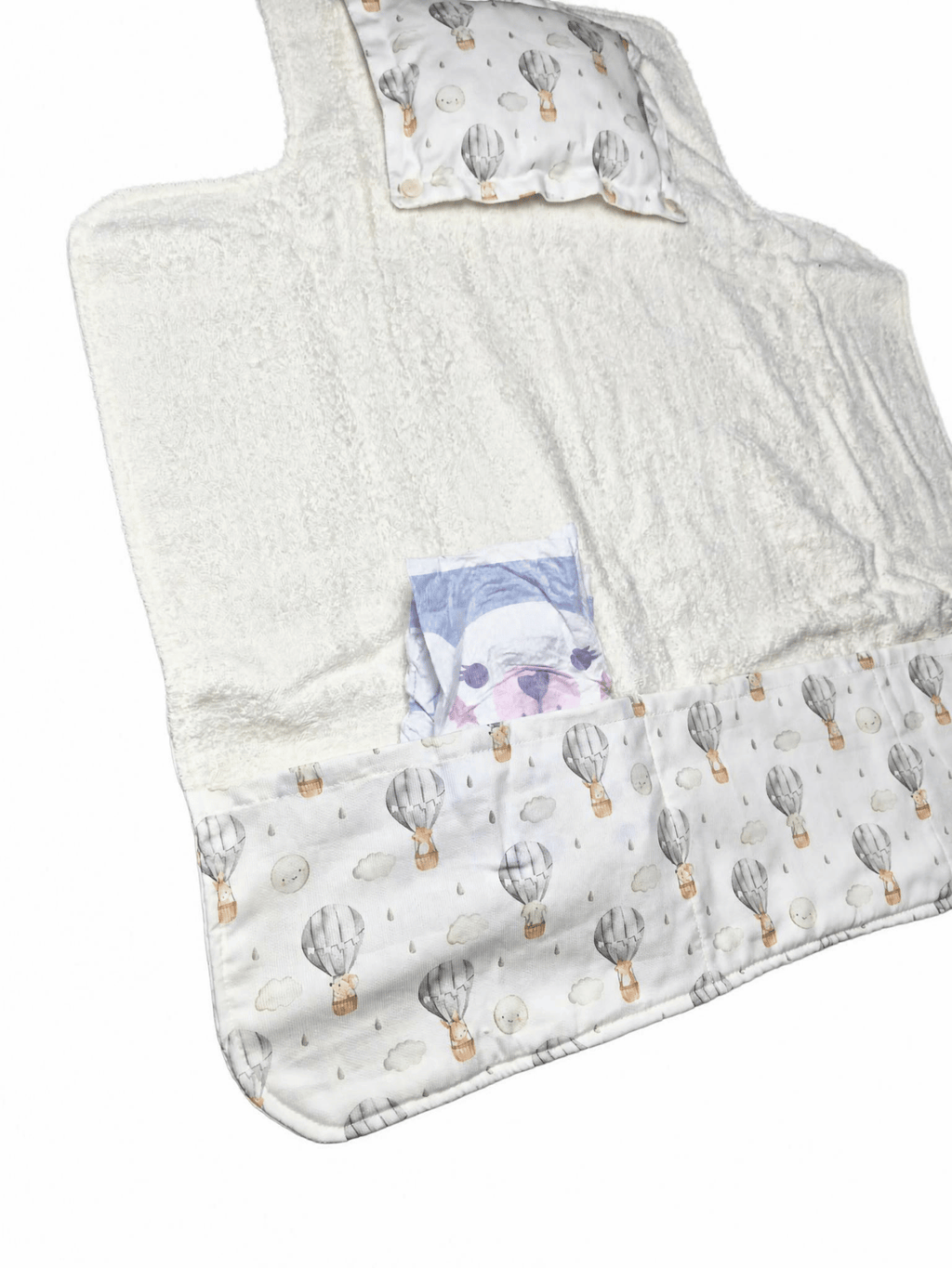 Fasciatoio per cambio Neonati - Mongolfiera beige