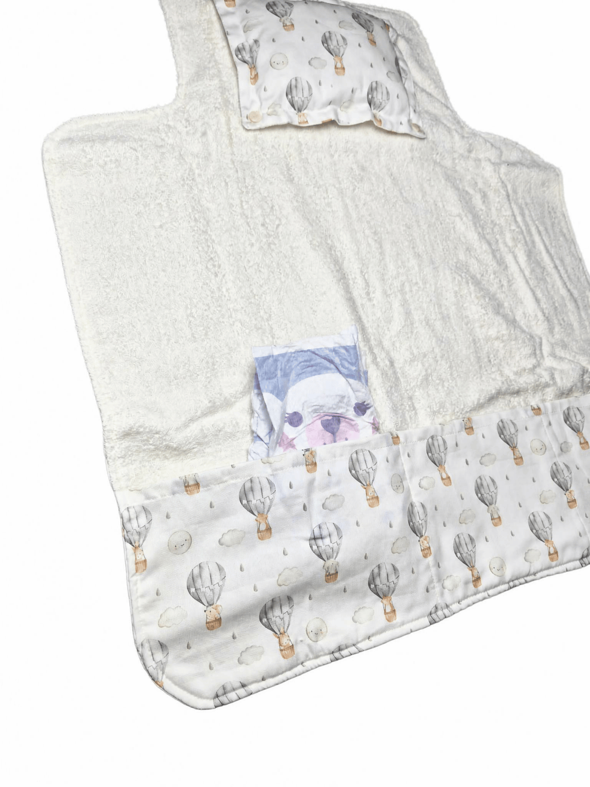 Fasciatoio per cambio Neonati - Mongolfiera beige