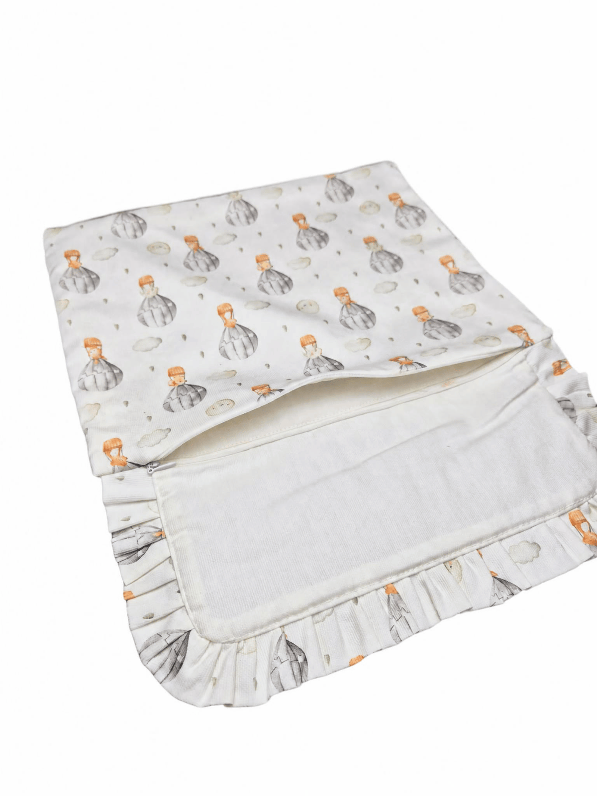 Pochette in Cotone Cambio Clinica - Mongolfiera Beige
