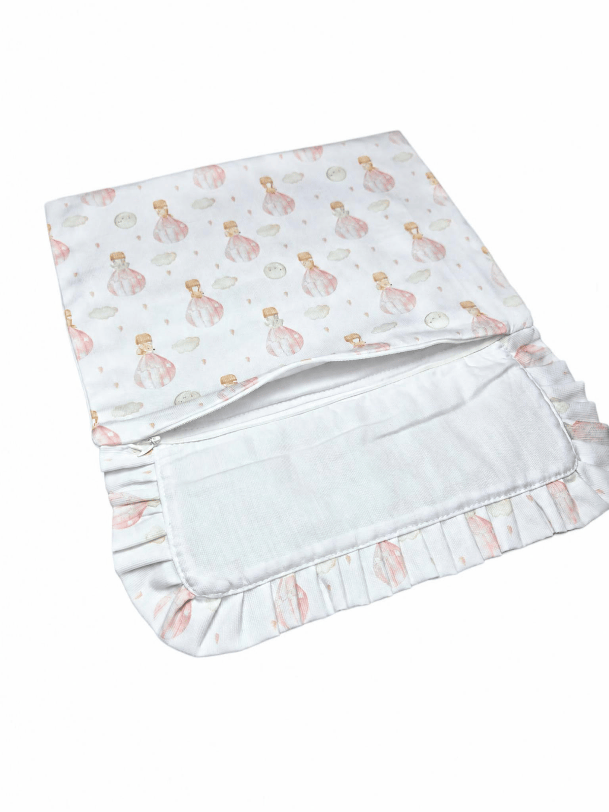 Pochette in Cotone Cambio Clinica - Mongolfiera Rosa