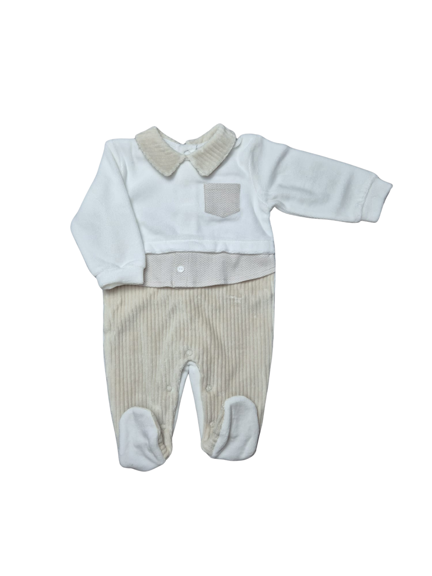 Tutina Pastello Beige in Ciniglia